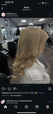 She did a great job on me after you amazing work