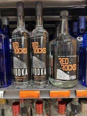Yes! They finally have the new Red Rocks Vodka!! Is so nice and neutral and incredibly smooth. It's and must buy and try!