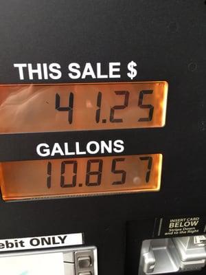 Rip off 1:20 per gallery n more than any where else did not catch it until I looked at total. Stay away.