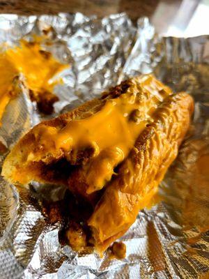 Chili cheese dog - meat itself was high quality, grilled wonderfully, had fresh toppings, and deliciously packed with flavor on every bite!