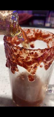 Chano's Oyster Micheladas Bar.