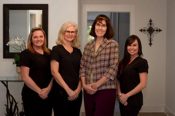 Dr. Diane Bowen, board certified plastic surgeon with friendly staff