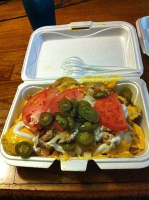 Chicken nachos