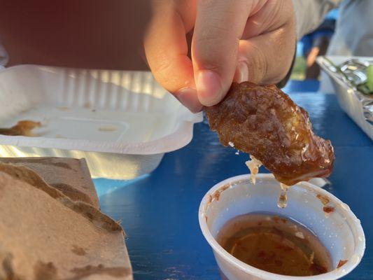 Marble Tempura (fried taro)