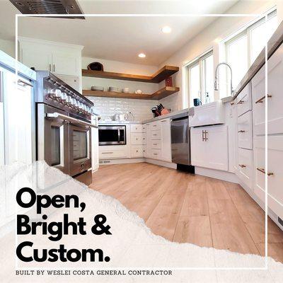 Full Kitchen Remodel in Copperopolis CA -This Kitchen was Designed and Remodeled by Weslei Costa General Contractor