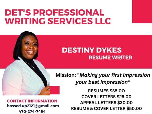 Det’s Professional Writing Services