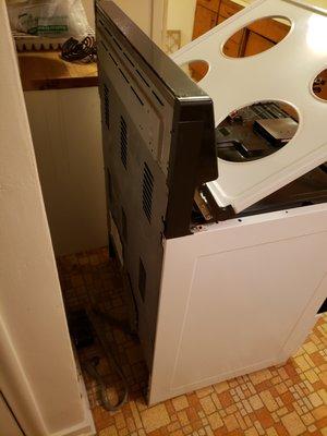 Full stove and oven clean