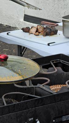 Meat looks delicious. I got the fish and soup