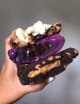 Smores, galaxy, reeses