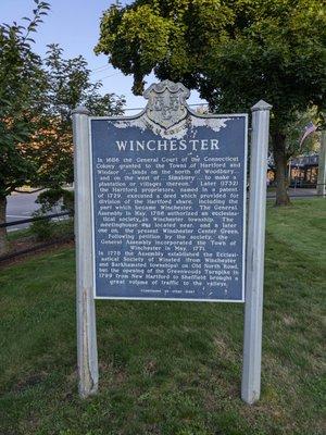 Winchester Historical Marker