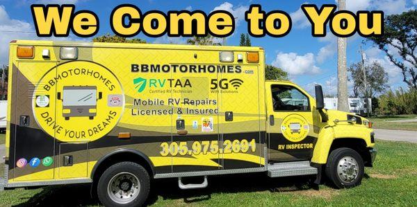 This is a picture of the BBMobil wrap done by SFL Signs