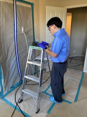 Mold air sampling