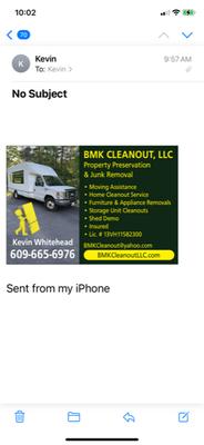 BMK Cleanout