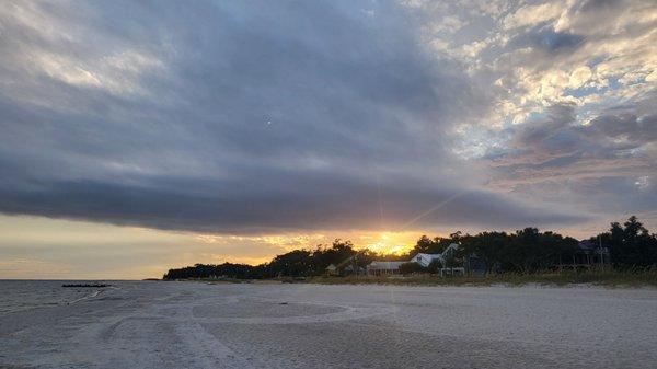 Amazing view of the sunset