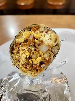Breakfast burrito!