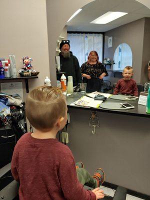 One sharp looking kiddo!