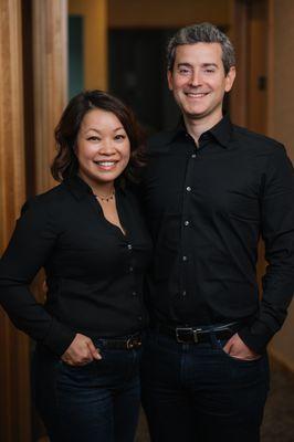 Dr. Sara Fam and Dr. Augusto Saldarriaga