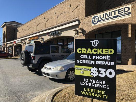 We're located across the street from Sprayberry High School!