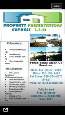 Property Preservation Express, LLC