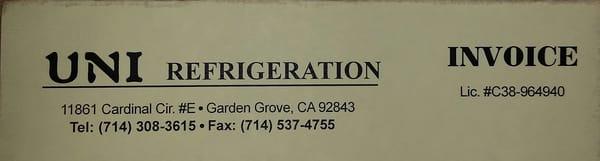 UNI Refrigeration