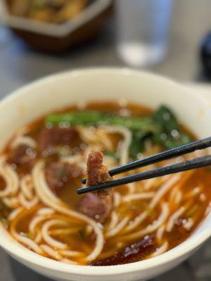 The size of meat, it's tiny and hard to chew.