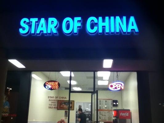 Star of China - such a sweet guy! New as of December -they have my favorites,egg fu young &. Moo goo chicken. Support local LB!