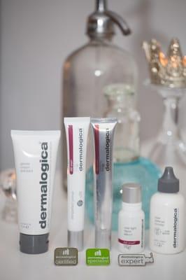 We use Dermalogica in all of our customized treatments.