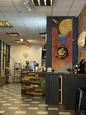 Blackbeard Espresso interior.