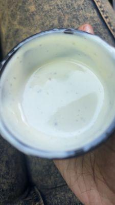 Another Half Filled Ranch Cup
