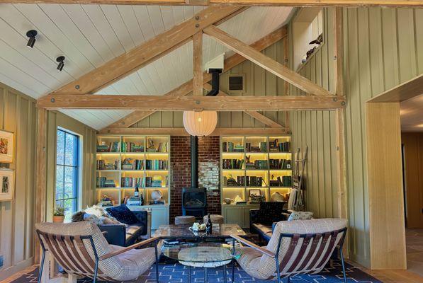 Black Kite Cellars beautiful Jasper House tasting room in Freestone