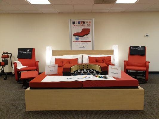 We have a small showroom where you can try out our mattresses.
