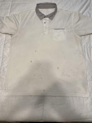 My shirts did not look like this when dropped off.