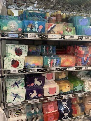 Some fun soaps being offered