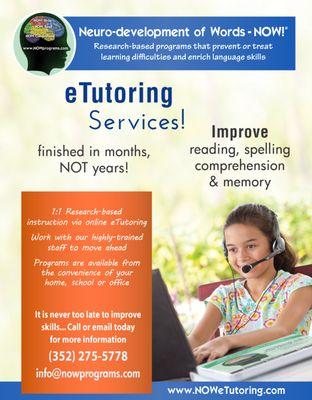 Neuro-development of Words - NOW!