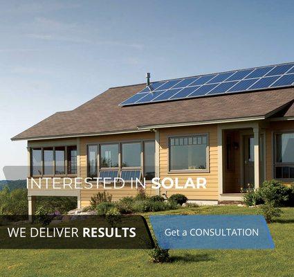 Interested in Solar? Contact Us today for a Consultation