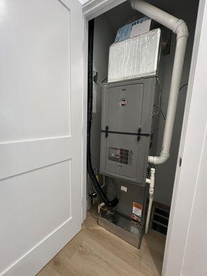 RUDD High Efficient Gas Furnace and AC