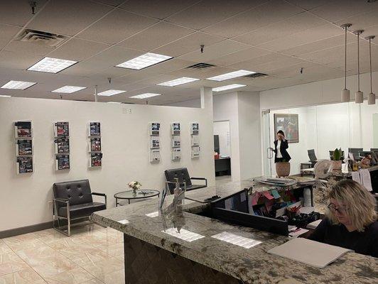 Front desk in Phoenix.