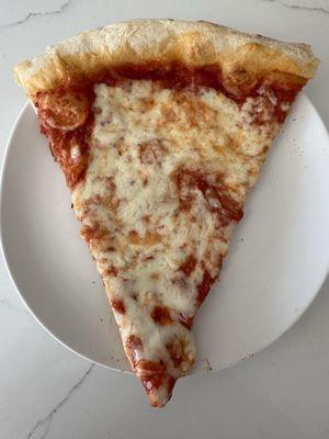 Reg slice. I order pies cooked lightly