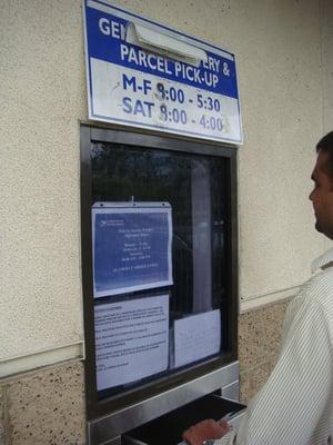 this is the customer service window