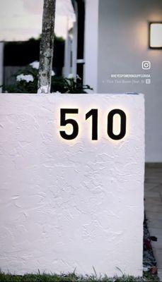 Smart Led Numbers for your house