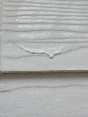 "Paint" so watered down it runs down the wall.  Such poor quality.