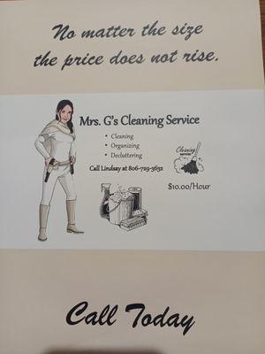 Mrs. G's Cleaning Service