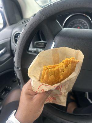 Spicy patty with cheese