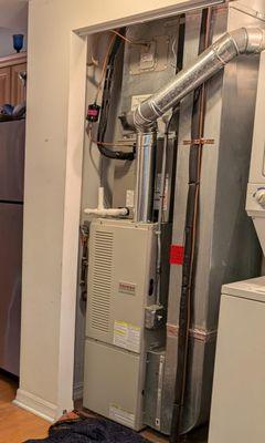 New evaporator installed.