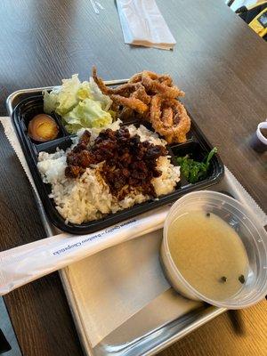 B2. Fried Giant Squid Combo