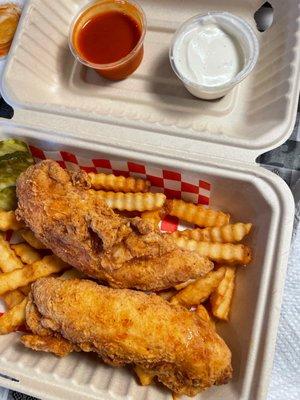 Delicious tenders!! Huge! $10!