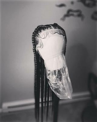 Full lace braided wig