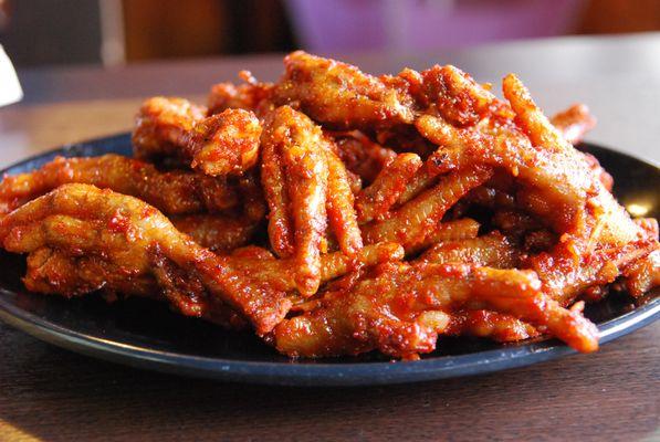 Spicy chicken feet
