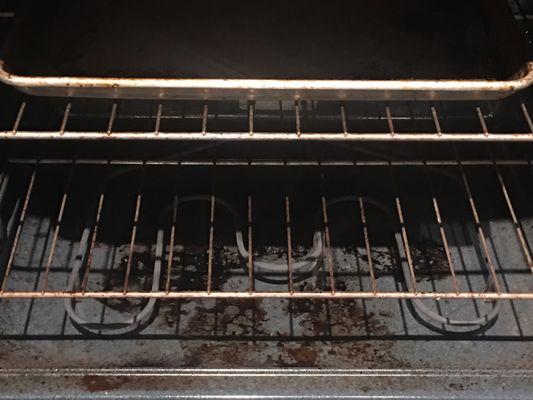 Here's the inside of oven, that was the start