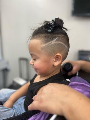 Corte de niño con diseño!!'